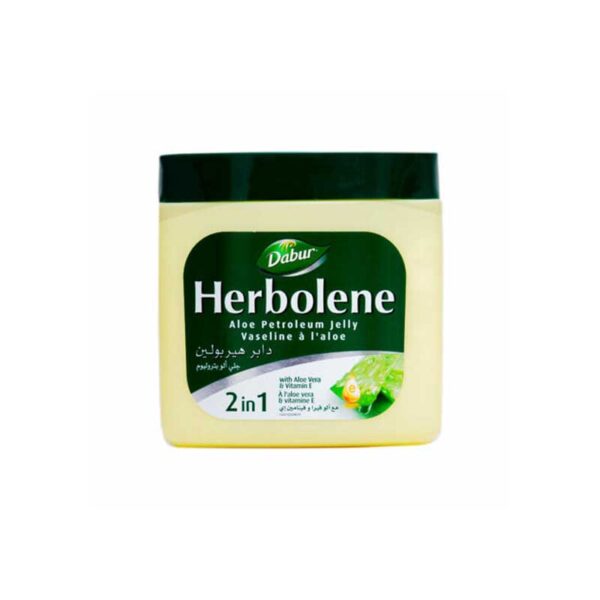 Dabur Herbolene Petroleum Jelly Enriched With Aloe Vera And Vitamin E For Dry And Rough Skin 225Ml (Pack Of 3)