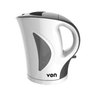 Von Upright Cordless Kettle 1.7L 2200W With Boil Dry Protection Black &Amp; White Vskl17Bnk