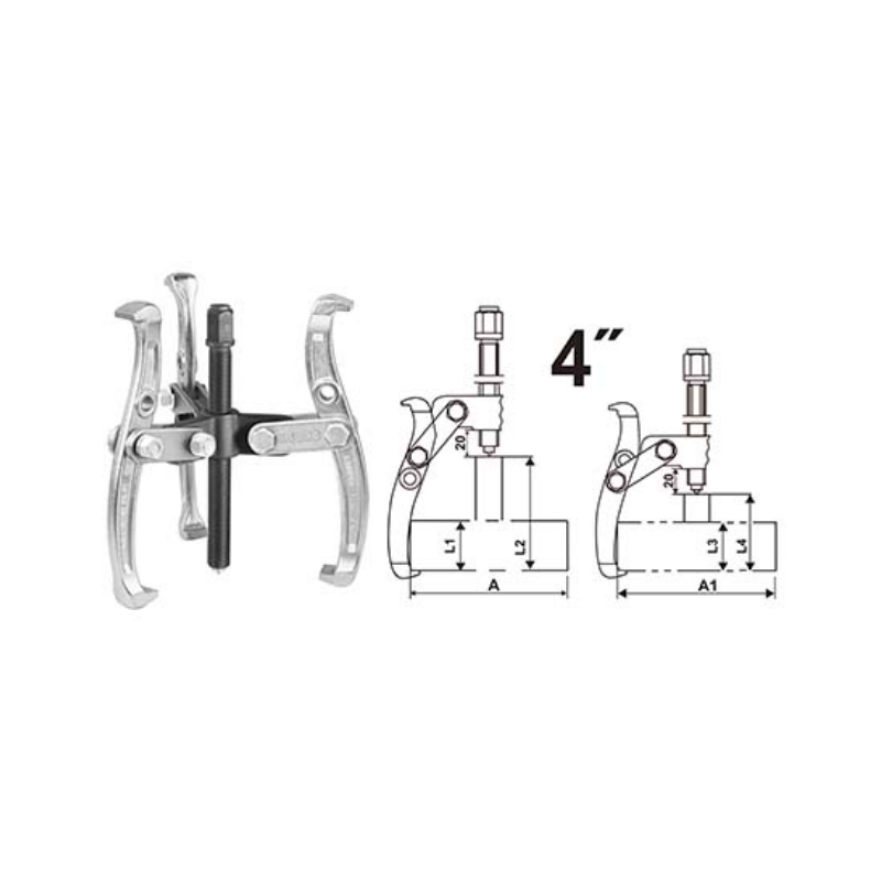 Ingco Gear Puller 4" HGP08034