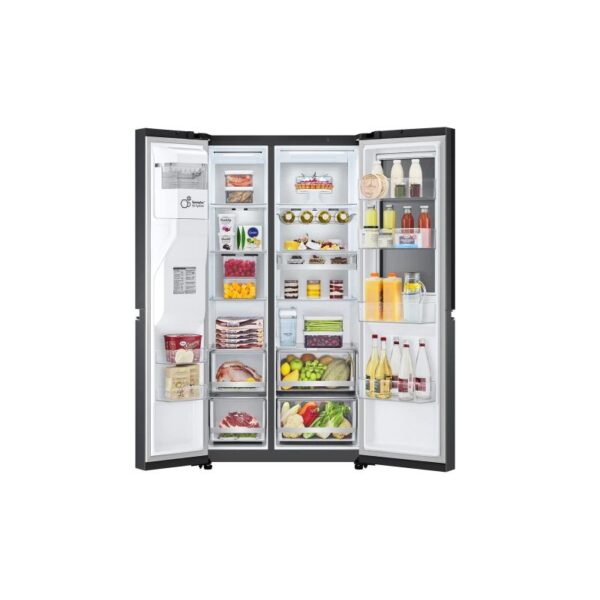 Lg Refrigerator 635L Instaview Door-In-Door Black Gc-X257Cqes