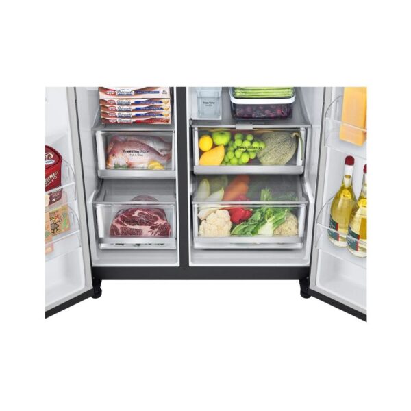 Lg Refrigerator 635L Instaview Door-In-Door Black Gc-X257Cqes