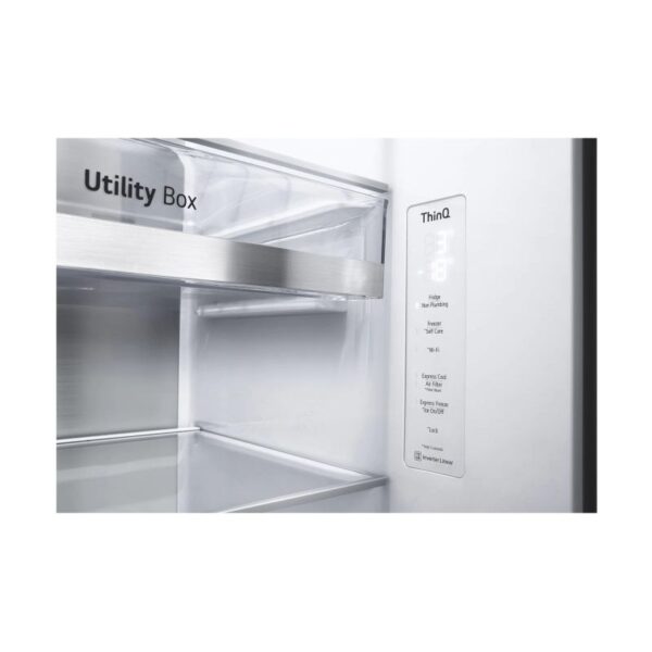 Lg Refrigerator 635L Instaview Door-In-Door Black Gc-X257Cqes