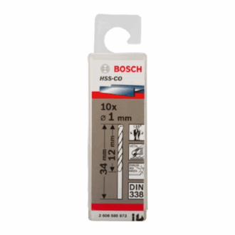 Bosch Twist Drill Spiralbohrer HSS CO 10 x 1mm 2608585872