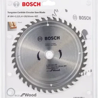Bosch Circular Saw Blade 184 X 20 X 16Mm For Wood 2608644399