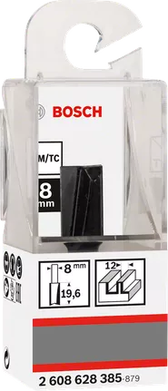Bosch Straight Bit 8Mm, 12 X 19.6 X 51Mm 2608628385