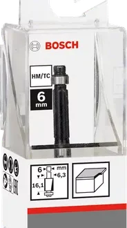 Bosch Laminate Trim Bit 6Mm, 6.4 X 16.2 X 54Mm 2608628461
