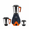 Orange Mixer Grinder 550W with 3pcs Stainless Steel Jars New TRIO