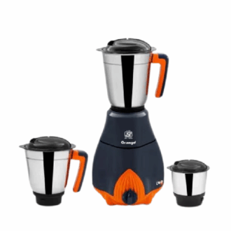 Orange Mixer Grinder 550W With 3Pcs Stainless Steel Jars New Trio