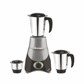 Orange Mixer Grinder 750W With 3Pcs Stainless Steel Jars Cosmo