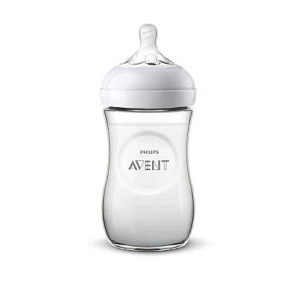 Philips Avent Bottle Natural Flamingo 260Ml/9Oz 2 Holes 1M+ 070/21