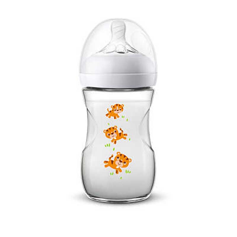 Philips Avent Bottle Natural Tiger 260Ml/9Oz 2 Holes 1M+ 070/20