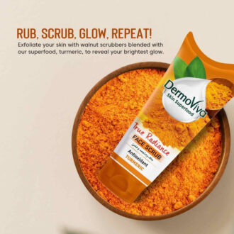 Dermoviva Face Scrub True Radiance Turmeric 150Ml