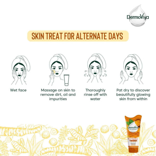 Dermoviva Face Scrub True Radiance Turmeric 150Ml