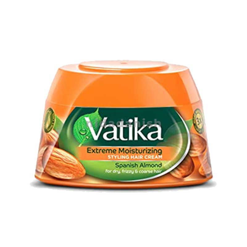 Vatika Hair Cream Extreme Moisturizing, Treated Hair, Scalp Hydrating Moisturizer, For Men And Women With All Hair Types 140Ml (Pack Of 3)