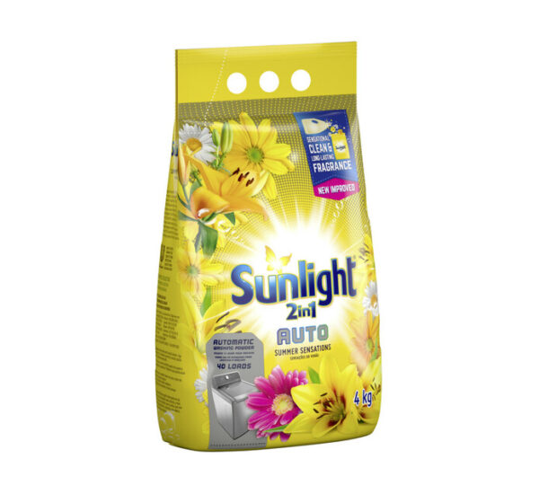 Sunlight Machine Wash 2In1 Auto Detergent 4Kg Summer Sensations