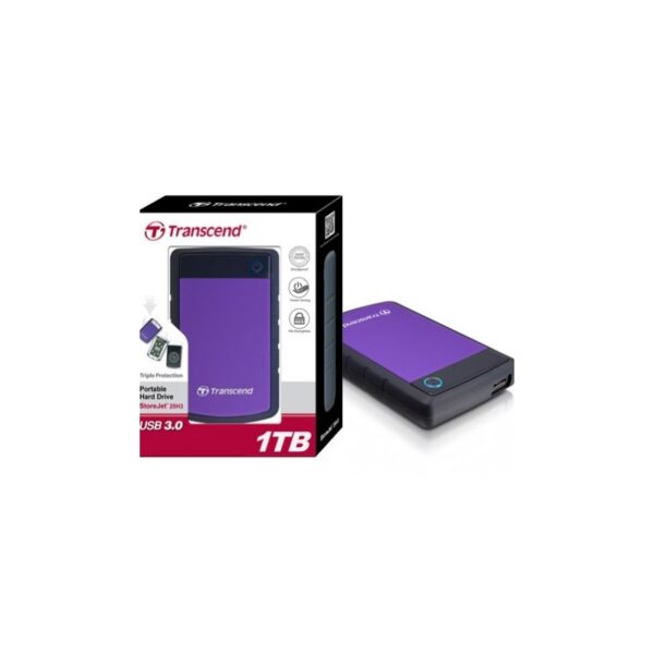 Transcend Usb External Hard Drive 4Tb Ts4Tsj25H3P