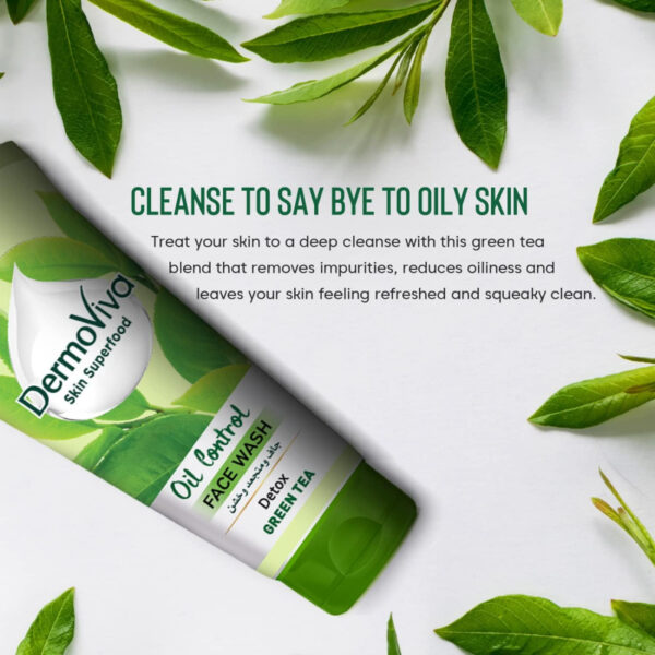 Dermoviva Face Wash Oil Control Green Tea 150Ml