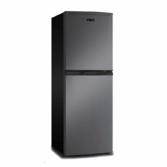 Von Refrigerator 195L Double Door, Top Freezer With Tropicalised Compressor, Inox Vrt-196Drhx